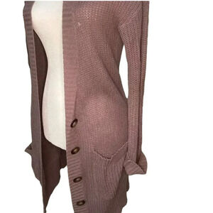 NORDSTROM Rubbish Long Line Cardigan size XS